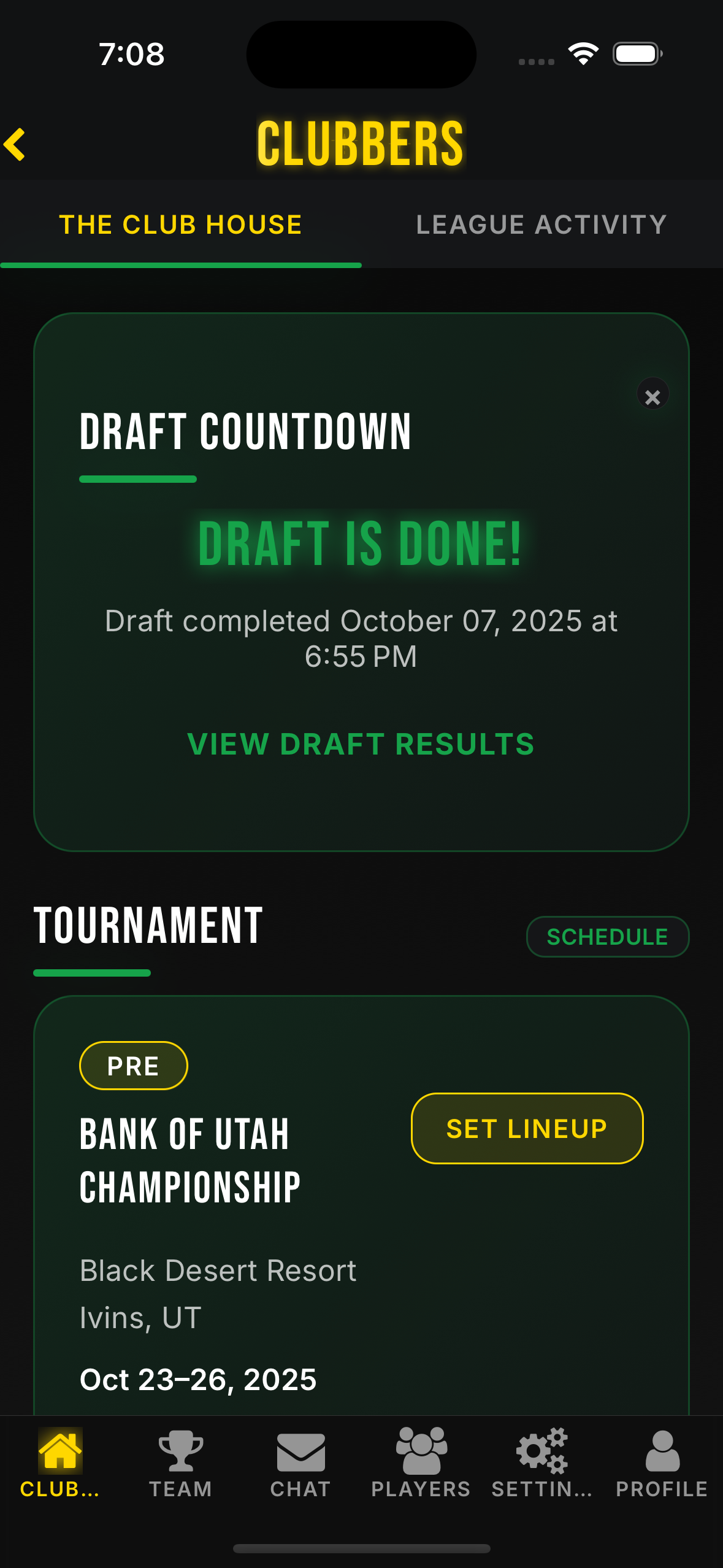 Knockdown - League Chat